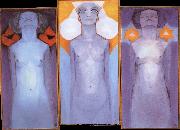 Piet Mondrian Evolution oil on canvas